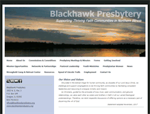 Tablet Screenshot of blackhawkpresbytery.org